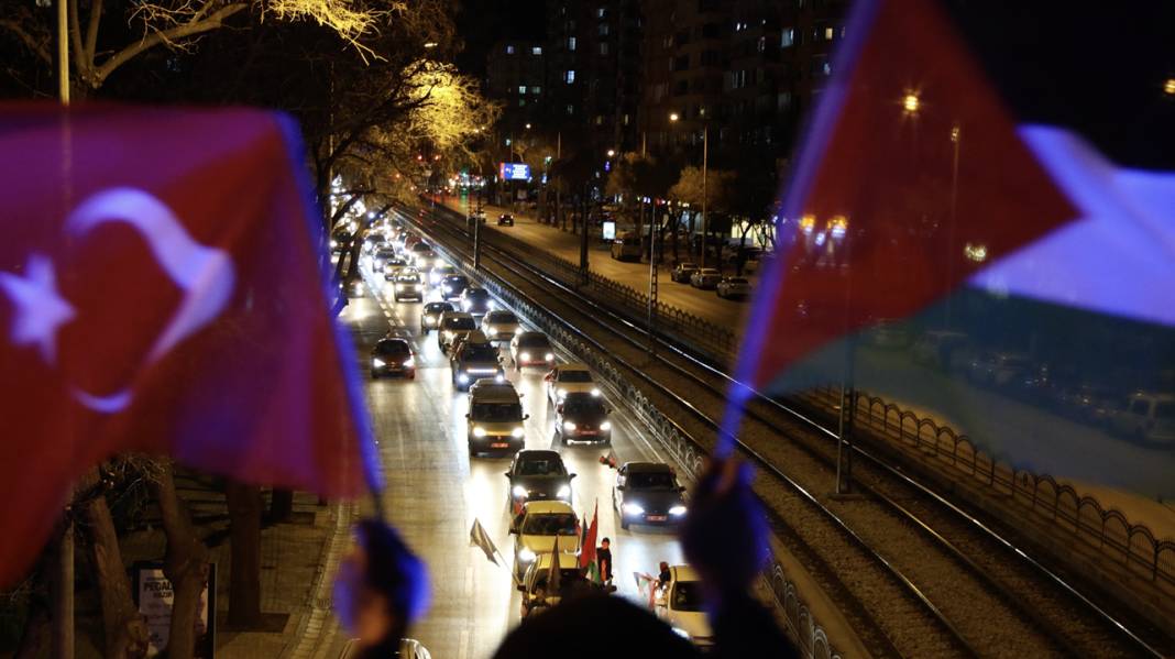 Konya'da sokaklarda aynı öfke! Yüzlerce araçlık konvoy bunun için tek yürek oldu 9
